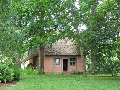 Maison acadienne au Jardin Historique à Annapolis Royal