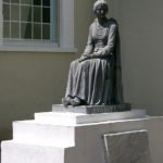  Statue d'Evangéline - héroïne de la déportation acadienne - à Saint Martinville en Louisiane